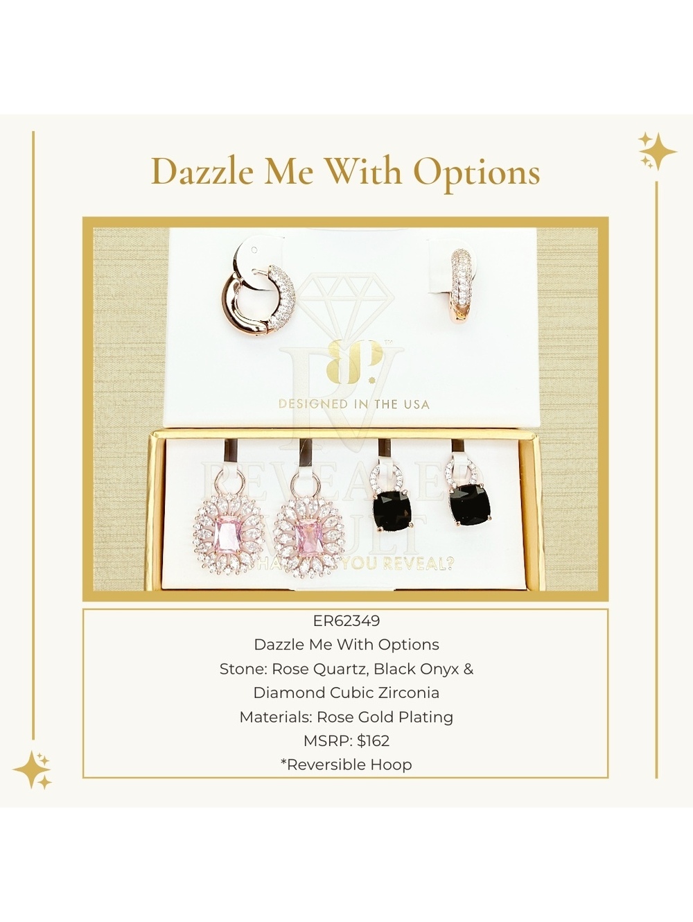 Dazzle Me With Options - Charming Hoops